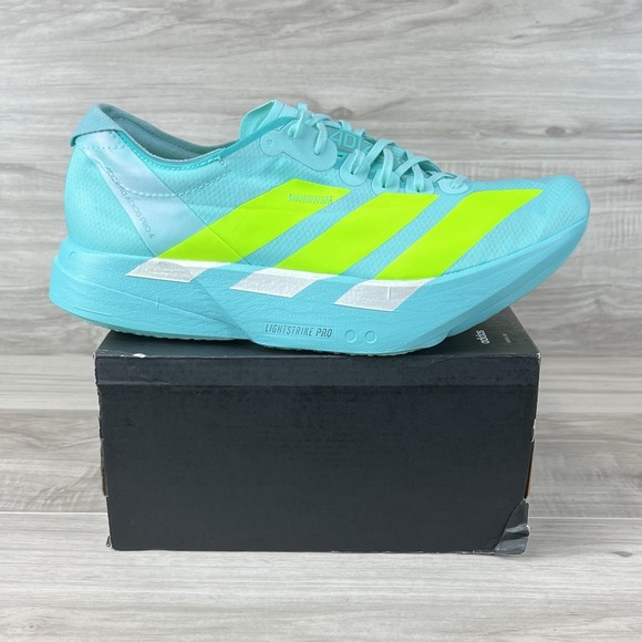 adidas Other - Adidas Adizero Adios Pro 4 Flash Aqua Lucid Lemon (JR1251) Men's Size 10.5